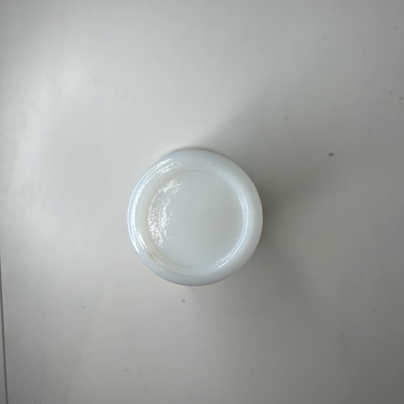 Antique Vintage Milk Glass Vase - Dots - Picture 2 of 7